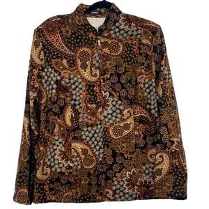 Vintage Elementz Paisley Zip Up Jacket